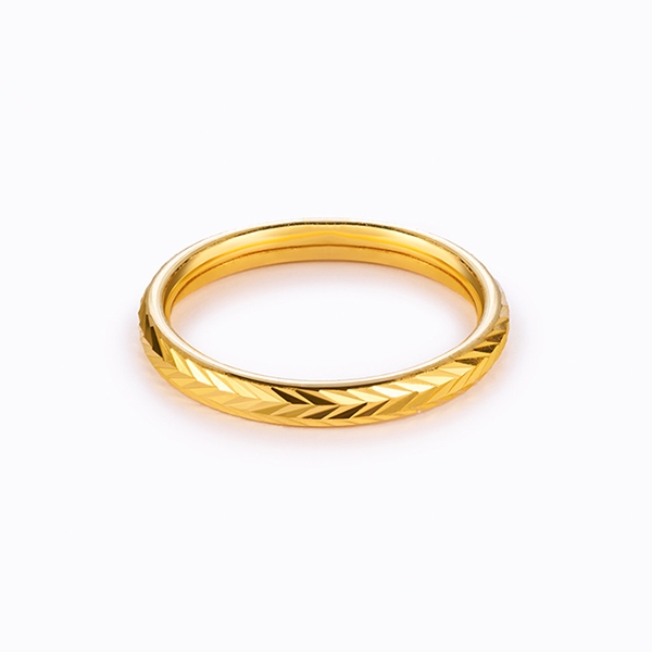 헤링본 슬림 반지