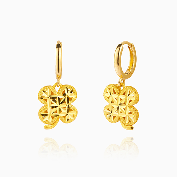 럭키클로버 귀걸이