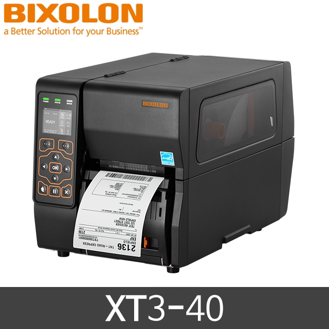 [빅솔론] XT3-40 바코드프린터 산업용 203dpi 열전사 BIXOLON