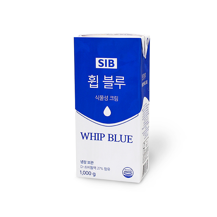 SIB 휩블루 휘핑크림(냉장) 선인