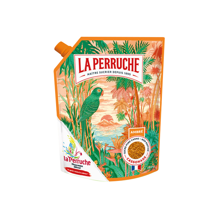 라빼르슈 비정제 사탕수수당 750g 라빠르쉐 케소나드 앵무새 설탕