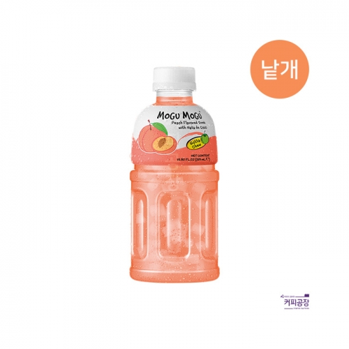 모구모구 피치 320ml 1개 수입 카페음료 코코넛젤리