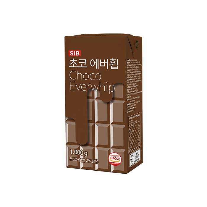 선인 초코에버휩 1,000g 휘핑크림 에버휩 초코생크림
