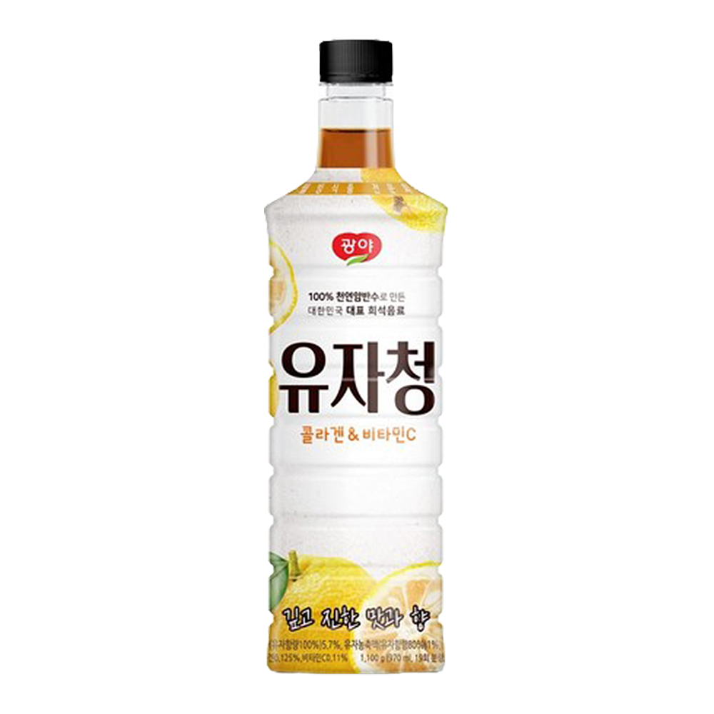 광야 유자청 베이스 970ml 유자에이드 아이스티