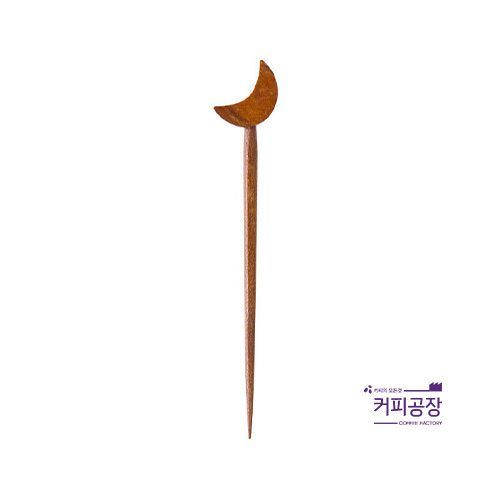 대추나무 천연옻칠 달포크 1p / 원목 티포크 과일꽂이