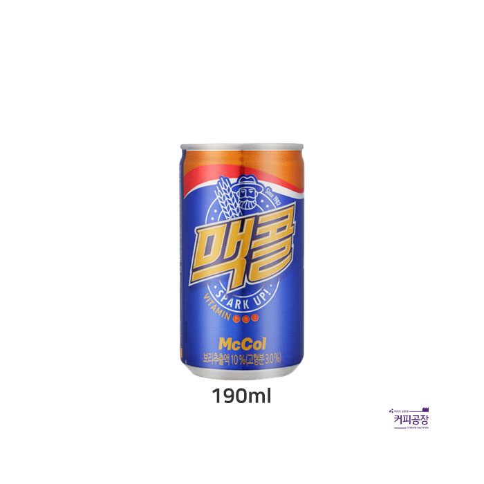 일화 맥콜 190ml 음료수 탄산음료 1개