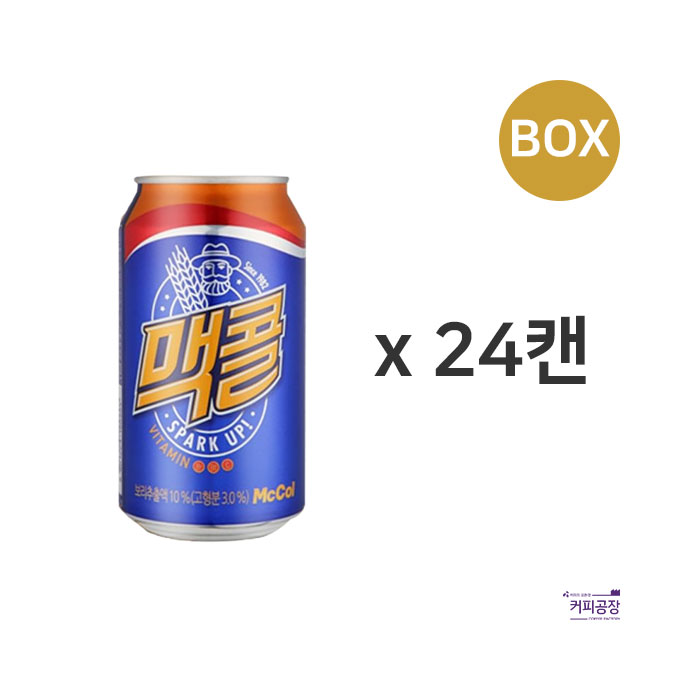 (박스)일화 맥콜 350ml x 24캔 음료수 탄산음료