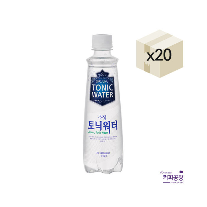 (박스) 초정 토닉워터 350ml(20개) PET 탄산음료