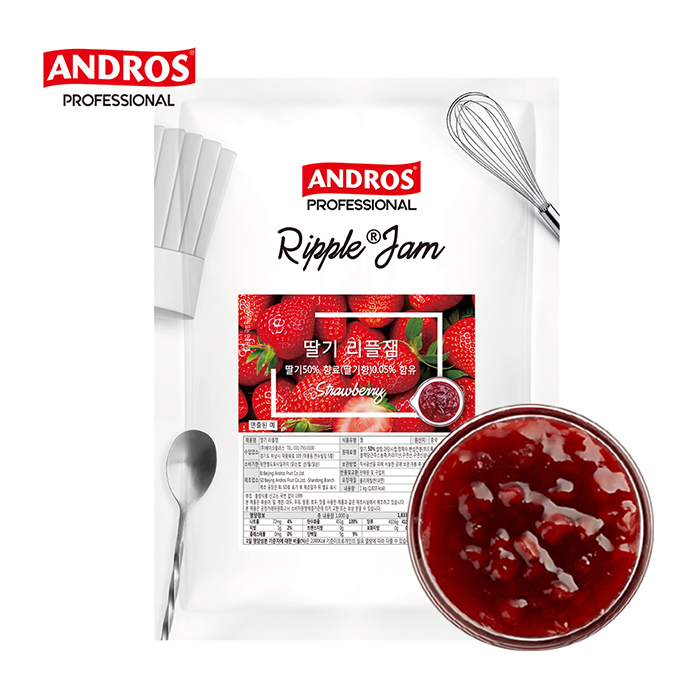 앤드로스 딸기 리플잼 1kg