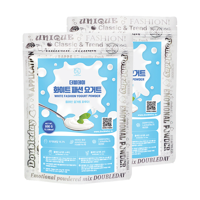 더블데이 화이트패션 요거트 파우더 800g x 2개