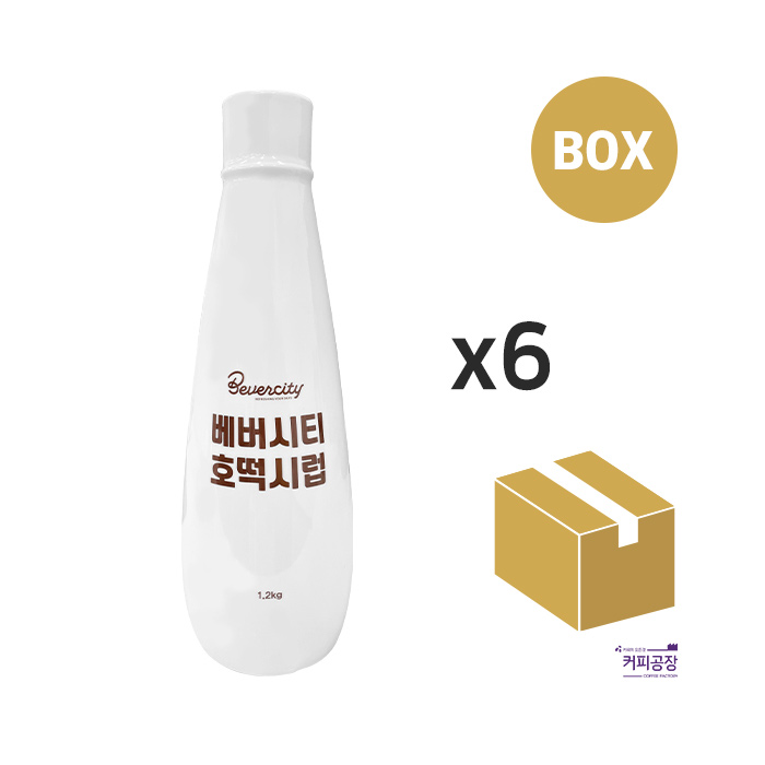 (박스)세미 베버시티 호떡시럽 1.2kg x 6개