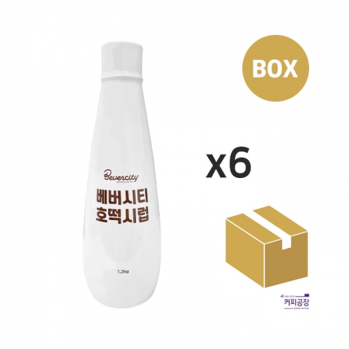 (박스)세미 베버시티 호떡시럽 1.2kg x 6개