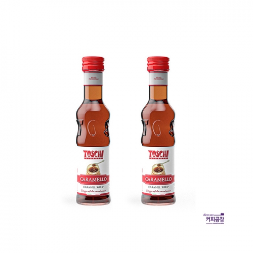 토스키 카라멜 시럽 250ml x 2개 TOSCHI