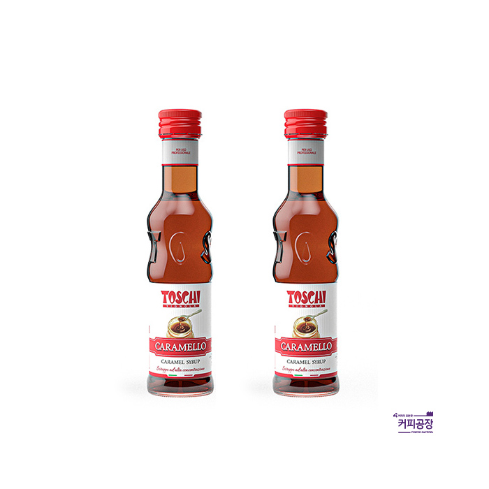 토스키 카라멜 시럽 250ml x 2개 TOSCHI