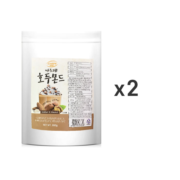 (2개)까르페 호두몬드 파우더 800g x 2개