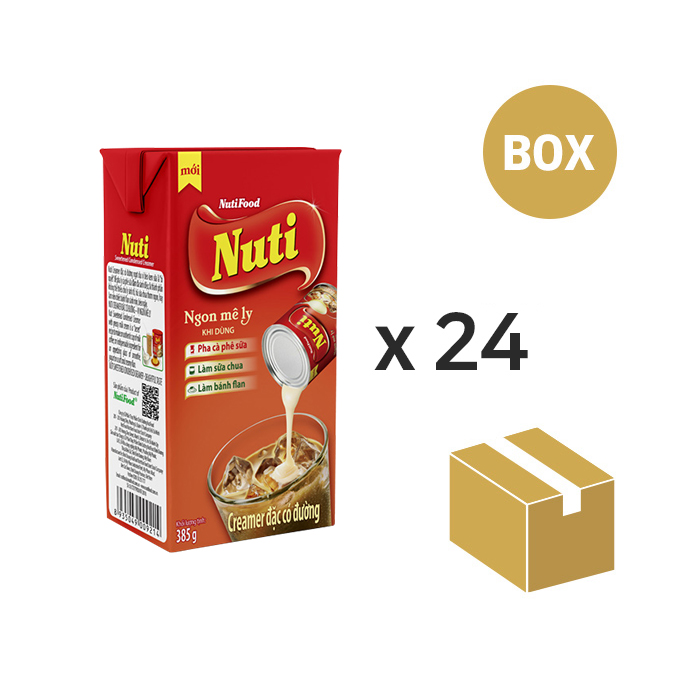 (24개)누티 크리머 연유 385g x 24개입 Nuti Food 베트남