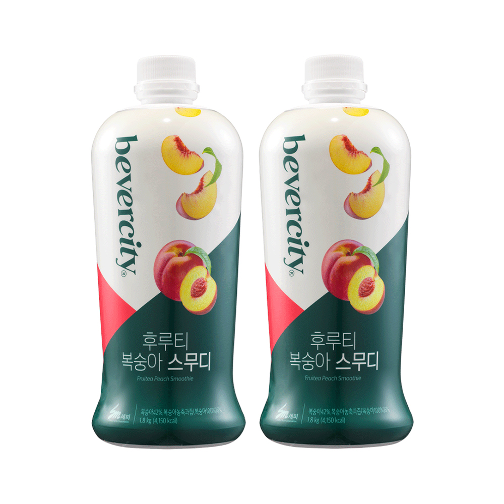 세미 베버시티 후루티 복숭아 스무디 1.8kg 2개