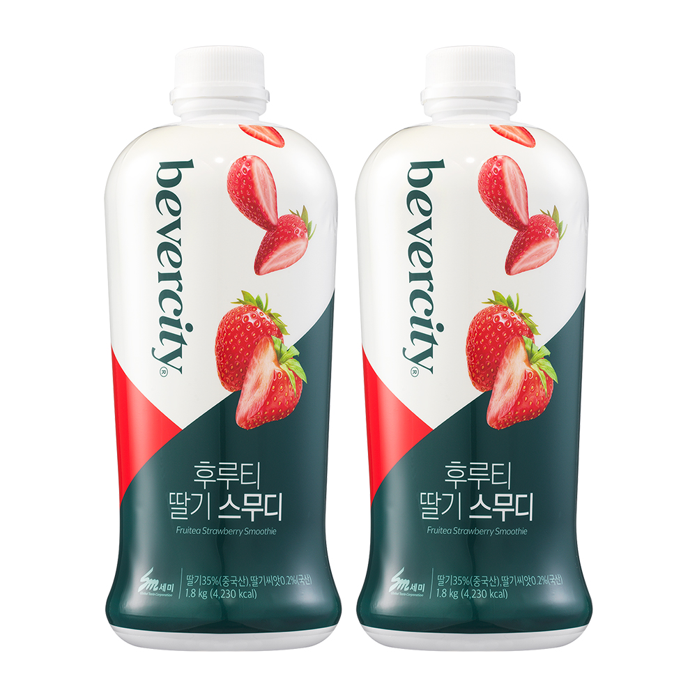 (2개)세미 베버시티 후루티 딸기 스무디 1.8kg
