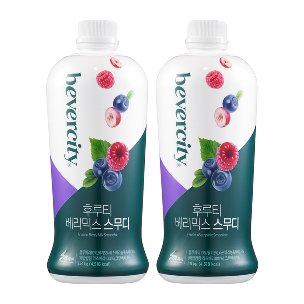 (2개)세미 베버시티 후루티 베리믹스 스무디 1.8kg