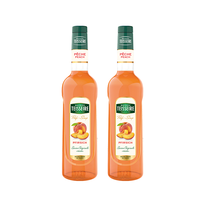 [업체](2개)(2개)떼세르 피치 시럽 700ml 복숭아