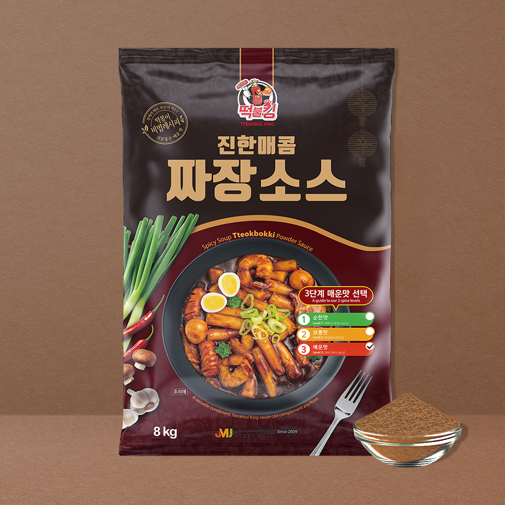 떡불킹 짜장 떡볶이 분말 소스 8kg 맛선택 업소용