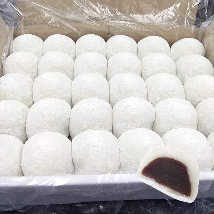 사랑방 고운앙금 단팥 찹쌀떡 60g 30개입 수능 간식 빙수토핑용