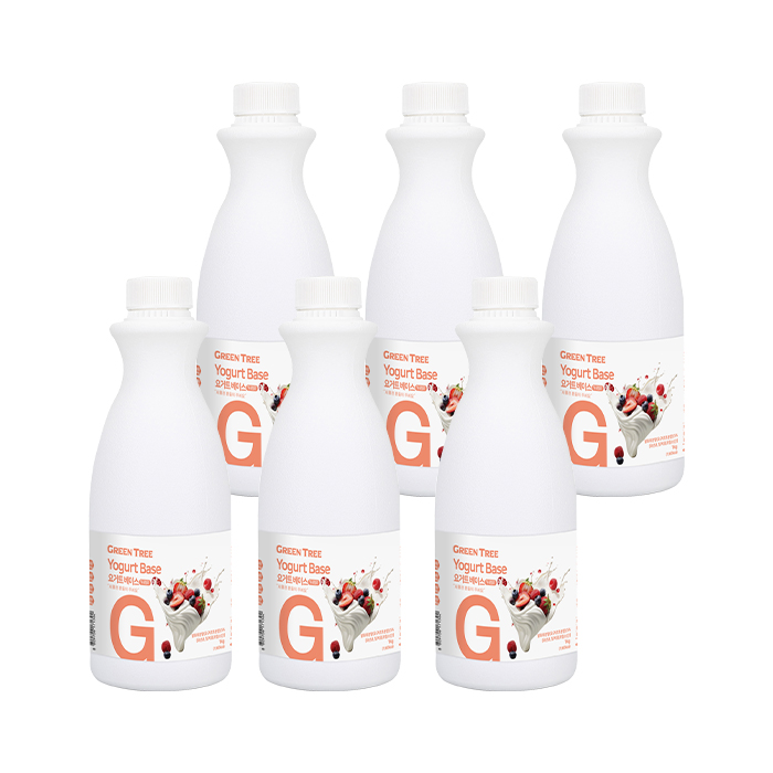 (박스)그린트리 요거트 베이스 1kg 6개