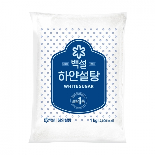 CJ 백설 하얀설탕 1kg 백설탕