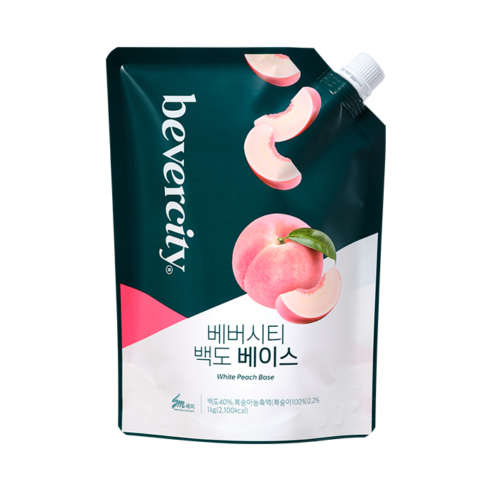 세미 베버시티 백도 베이스 1kg 복숭아