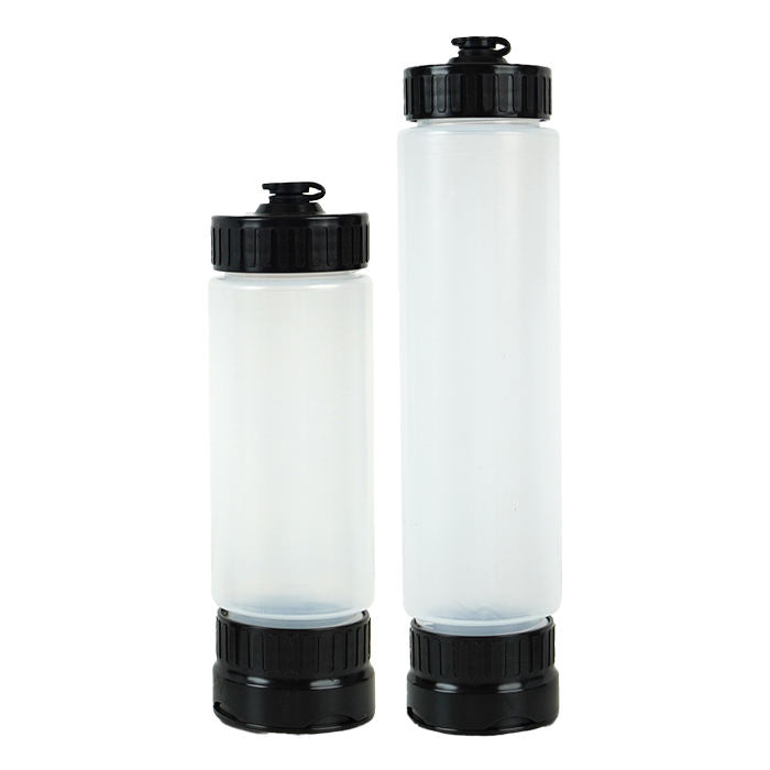 카페마스터 모두의 소스통 300ml + 500ml 혼합세트 흐르지 않는 거꾸로 소스병 업소용 가정용