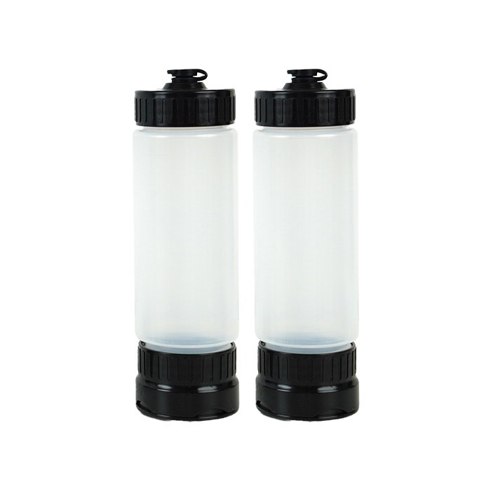 (2개)카페마스터 모두의 소스통 300ml 2개 흐르지 않는 거꾸로 소스병 업소용 가정용