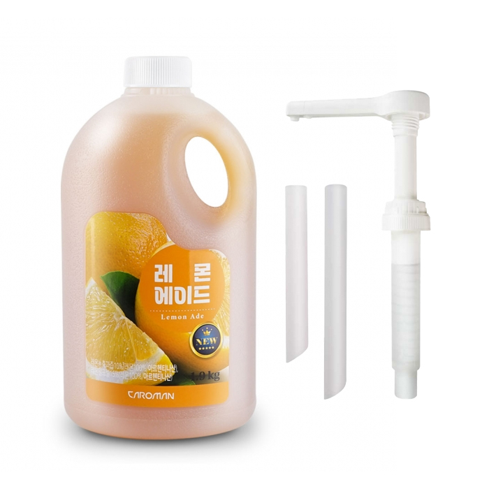 까로망 레몬 에이드 1.9kg 펌프세트 베이스