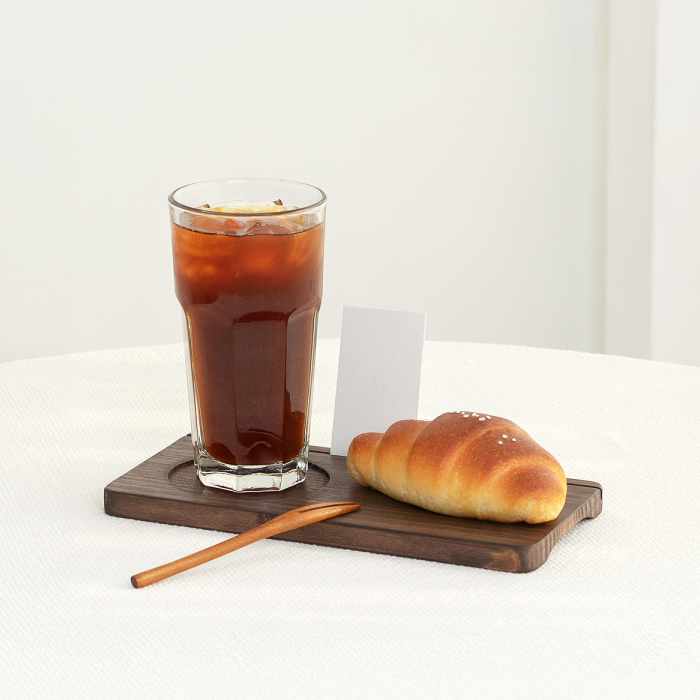 카페마스터 우드 티코스터 원목 핸드메이드 미니 카페 음료 쟁반