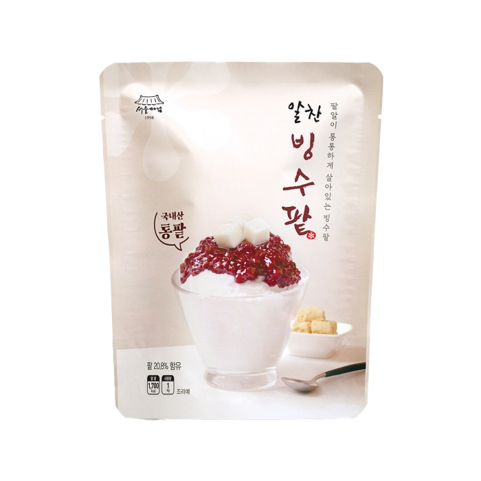 로뎀푸드 서울마님 알찬 빙수팥 1kg 국산 팥빙수 토핑