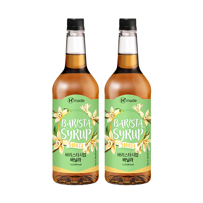 (2개)흥국 바리스타시럽 바닐라 1L 2개