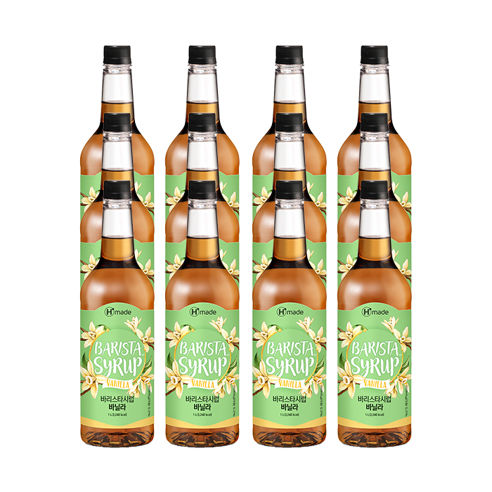 흥국 바리스타시럽 바닐라 1L 12개 박스