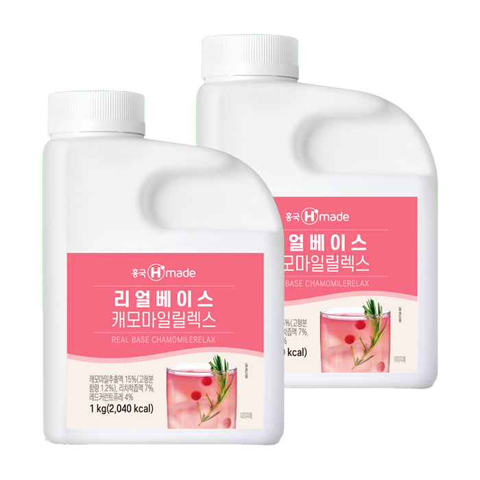 [업체발송] 흥국 리얼베이스 캐모마일 릴렉스 1kg 2개 신선포장