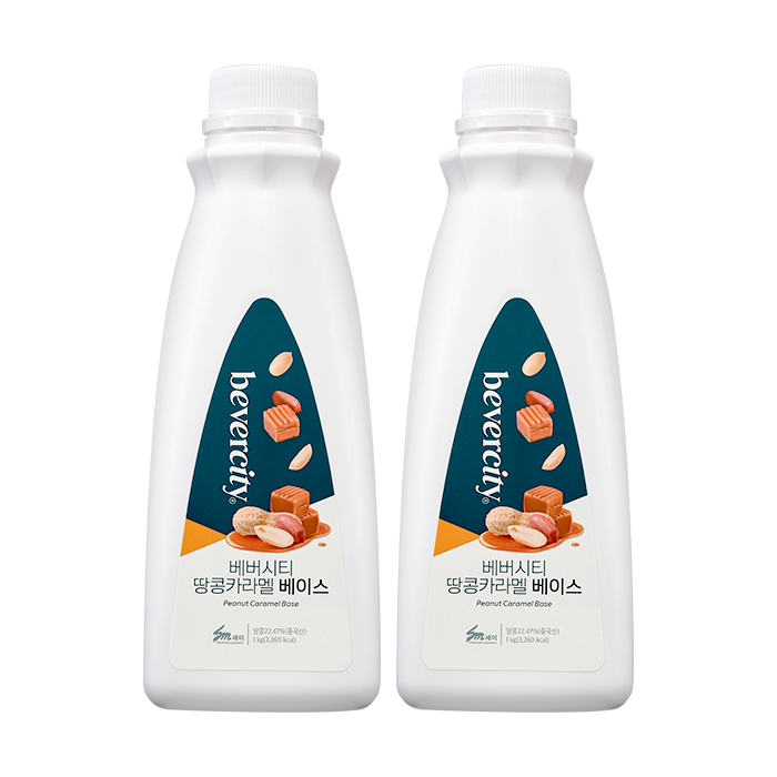 세미 베버시티 땅콩카라멜 베이스 1kg 2개