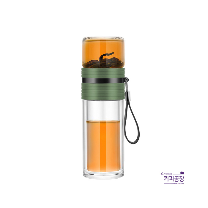 사마도요 유리 티텀블러 그린 티보틀 차보틀