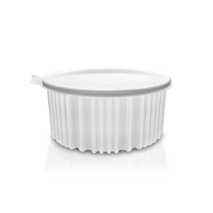 225파이 탕용기 (대) 200개 박스 일회용 국 마라탕 감자탕 포장 PP 뚜껑포함