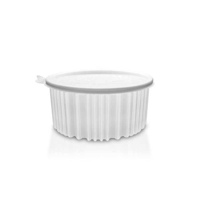 225파이 탕용기 (중) 200개 박스 일회용 국 마라탕 감자탕 포장 PP 뚜껑포함