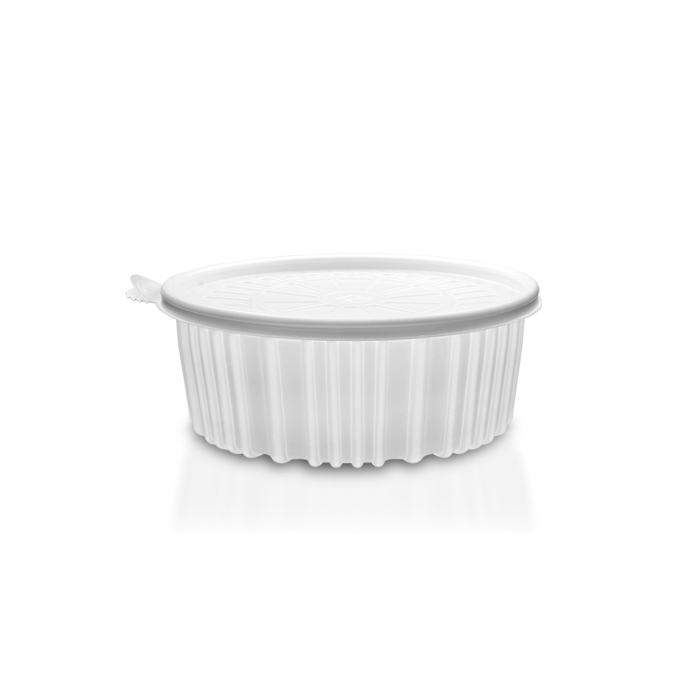 225파이 탕용기 (소) 200개 박스 일회용 국 마라탕 감자탕 포장 PP 뚜껑포함