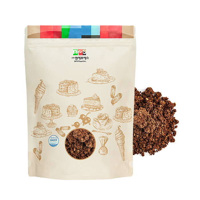 NFS 크런치 베이직 초콜릿 1kg 귀리 그래놀라 시리얼 요거트 빙수 토핑