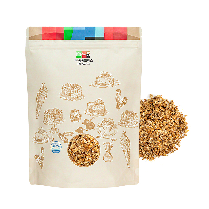 NFS 크런치 베이직 클리어 1kg 귀리 그래놀라 시리얼 요거트 빙수 토핑