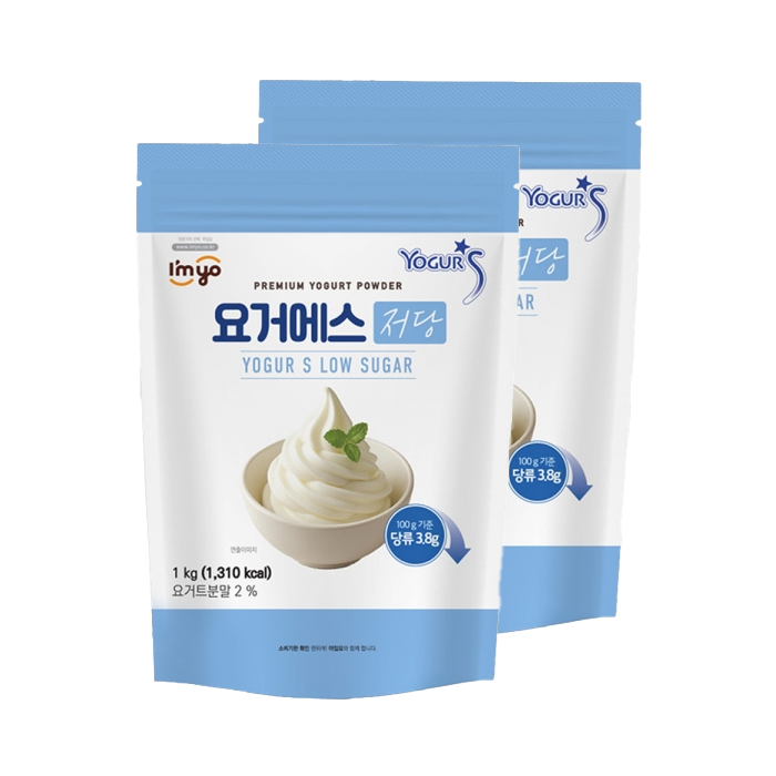 아임요 요거에스 저당 요거트 파우더 1kg 2개