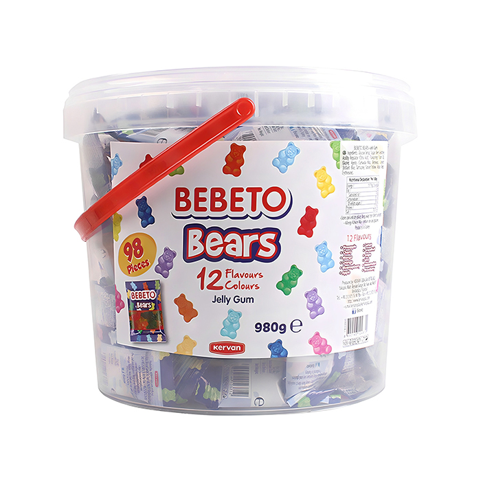 베베토 미니 베어 젤리 98개입 980g