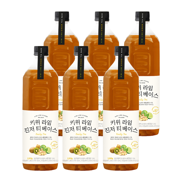 룩아워티 키위 라임 진저 티 베이스 1200g 6개
