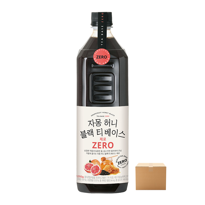 룩아워티 자몽허니 블랙 티 베이스 제로 1050g 12개 박스