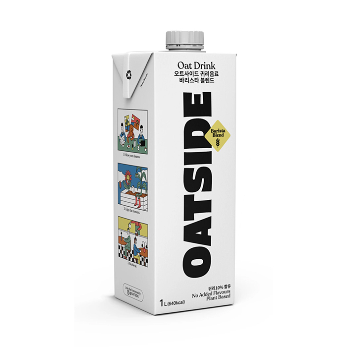 오트사이드 오트밀크 바리스타 1L 블렌드 귀리우유