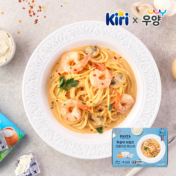 우양 X 끼리 투움바 쉬림프 크림치즈 파스타 300g 냉동